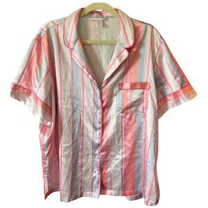 Victoria's Secret Satin Pajama Top XL